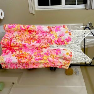 Lily Pulitzer Shift Dress w/ Lace Top